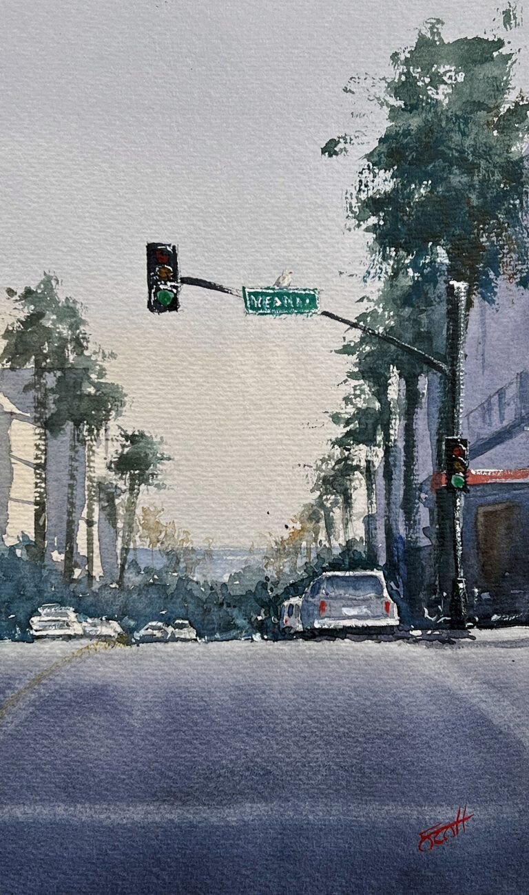 A watercolor by Scott Brown