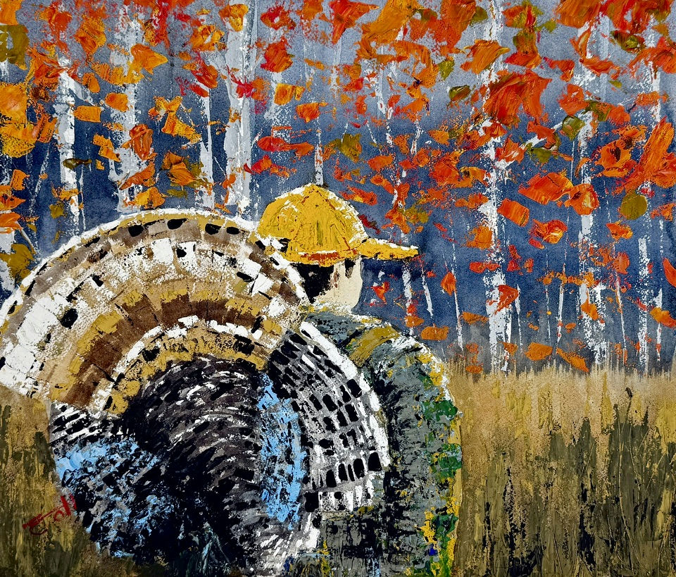 The Hunt, Watercolor + Gouache by Scott Brown