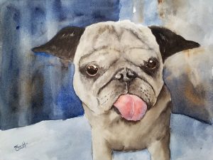 Gracie - Watercolor