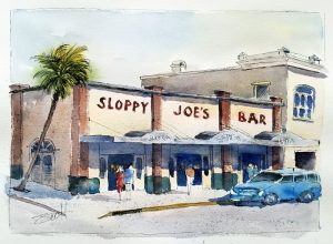watercolor line & wash